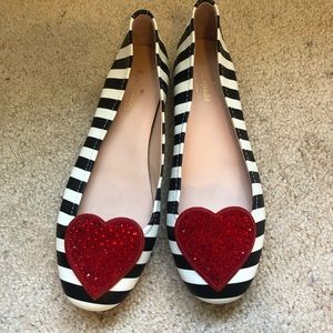 Kate Spade Heart flats